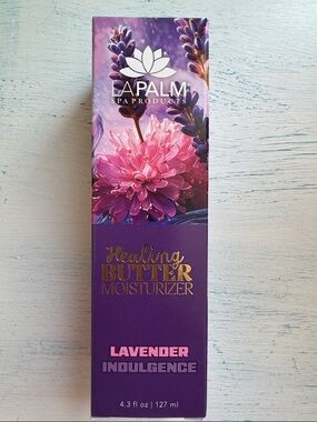 La Palm Lavender Healing Butter Moisturizer spa product